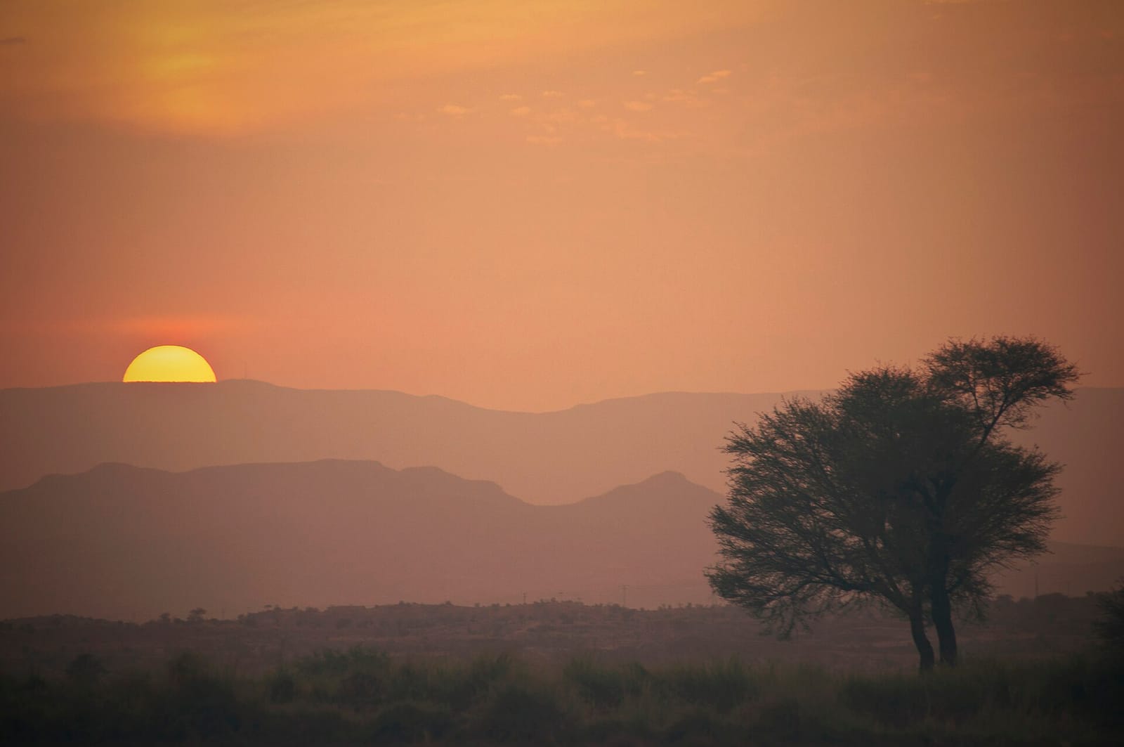Sunset in Chakwal